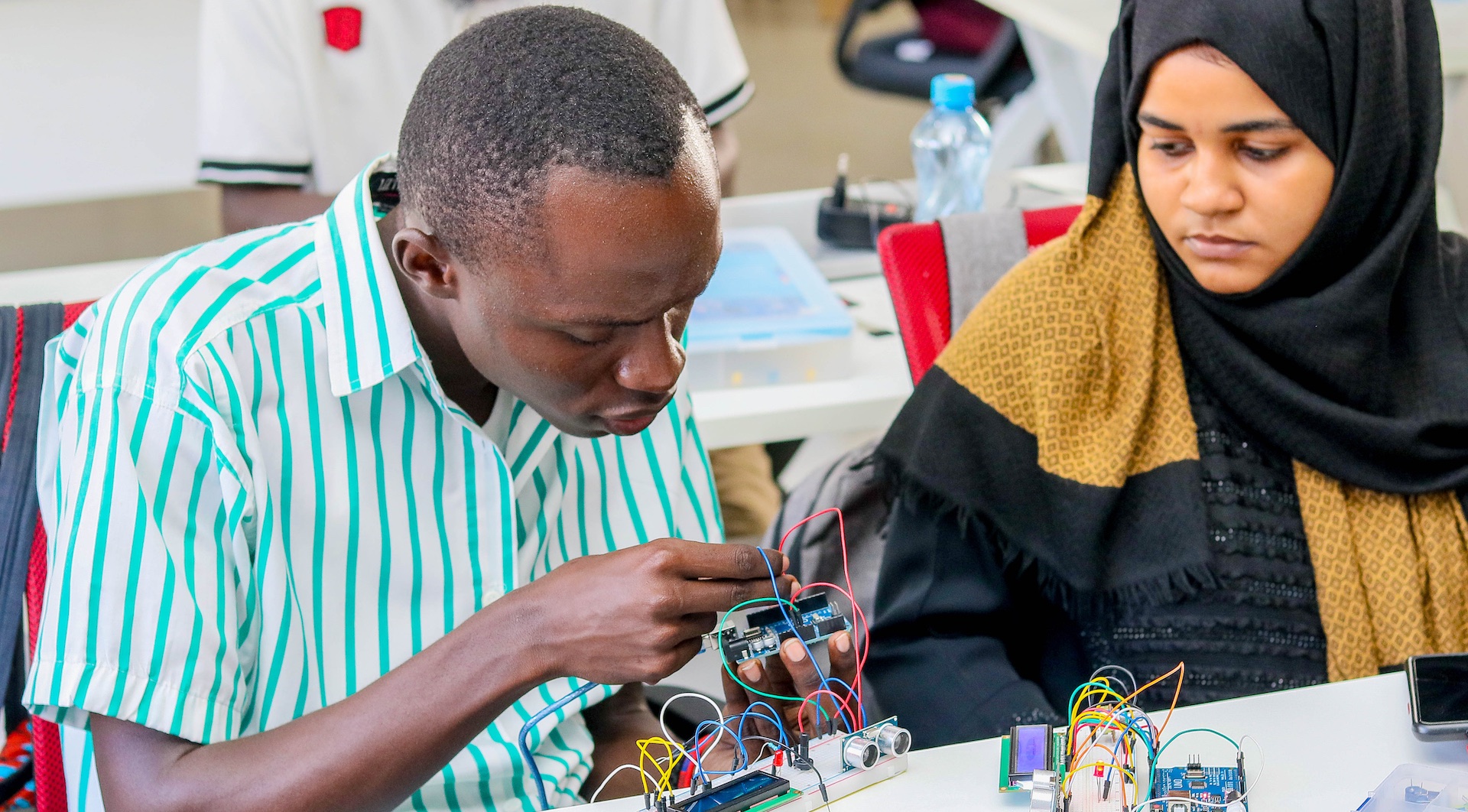 Maker expertise shared during a workshop in the I.O.Me Innovation Labs, a humanitarian fabrication lab in Kenya and one of the sites currently testing the People and Skills Specification.