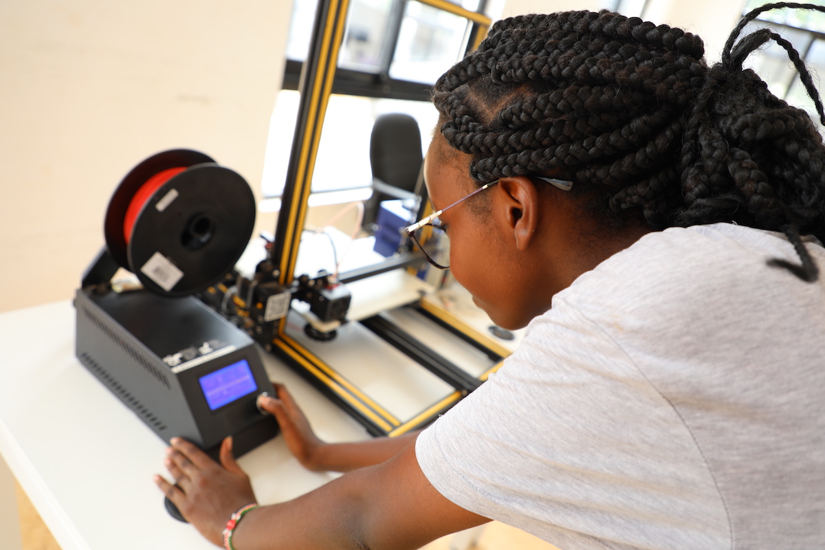3D printing at IOMe254, Lamu, Kenya