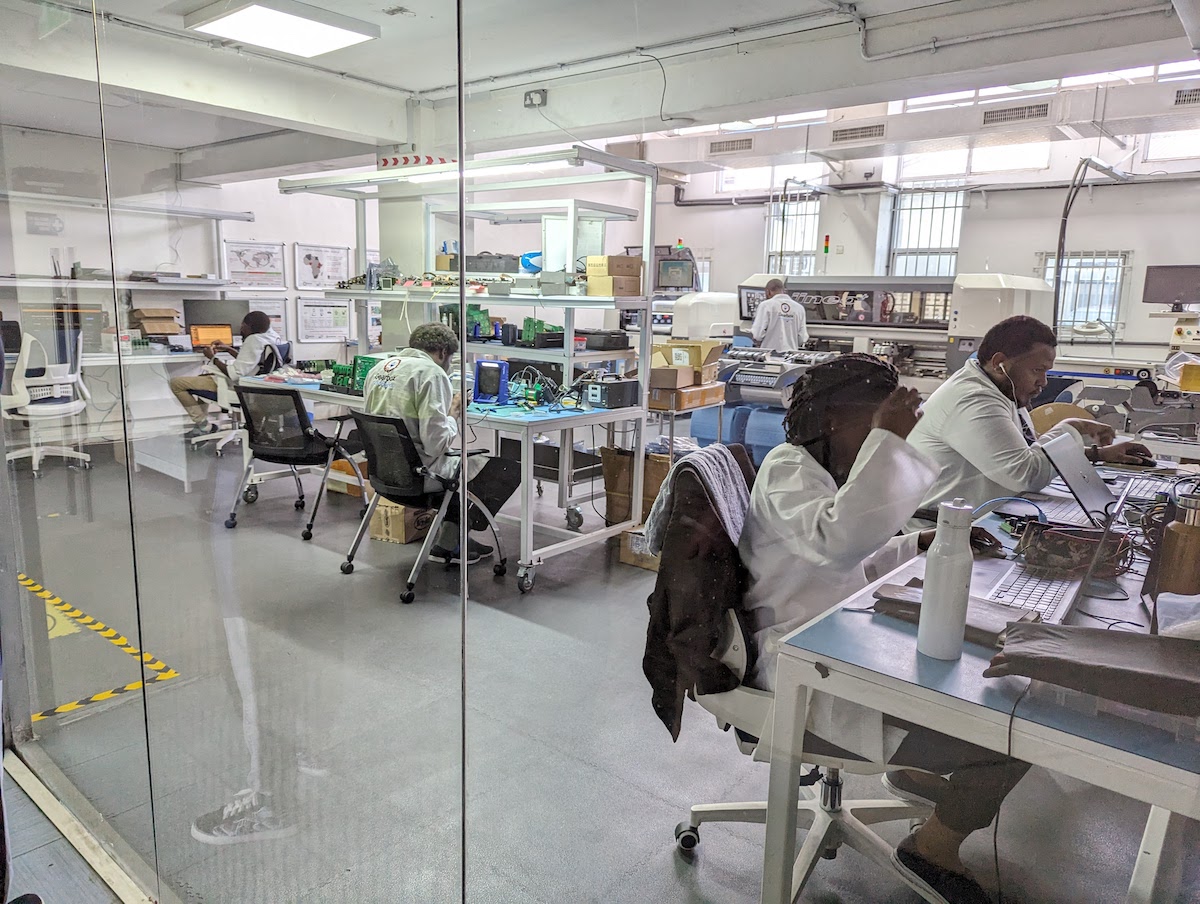 Research lab at Gearbox, Nairobi, Kenya