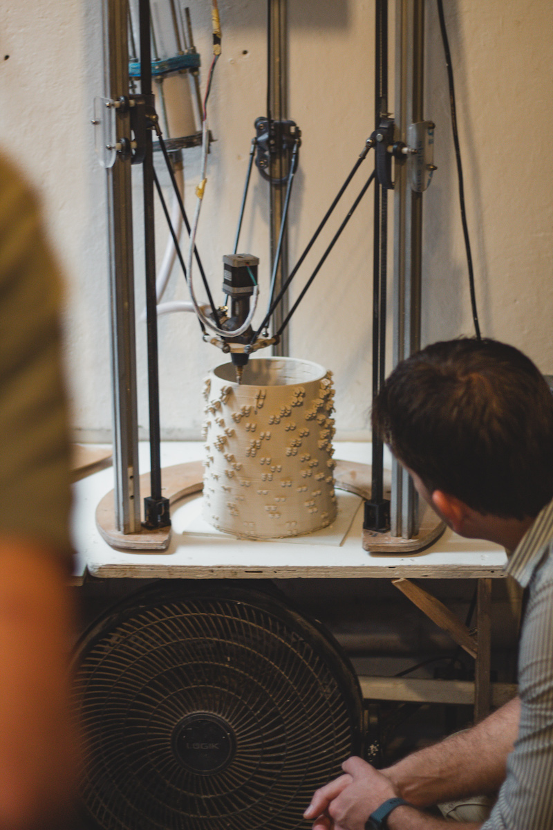 Ceramic 3D printing, The Makerspace, Durban, South Africa